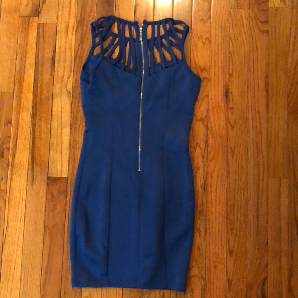 Going out royal blue dress - Picture 2 of 2